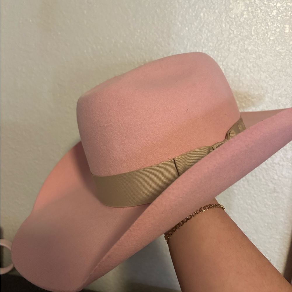 Elegant Pink Women's Western Hat